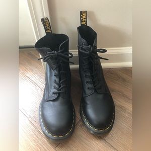 Pair black lace up Dr. Marten’s boots
